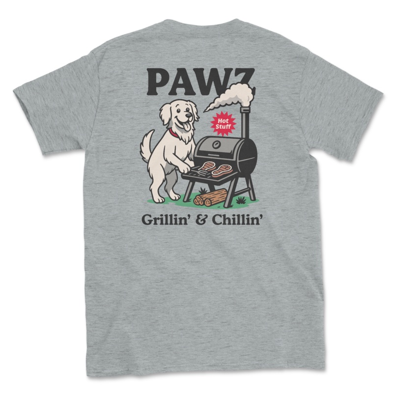 Grillin’ & Chillin’ (Adult Short Sleeve T-Shirt)