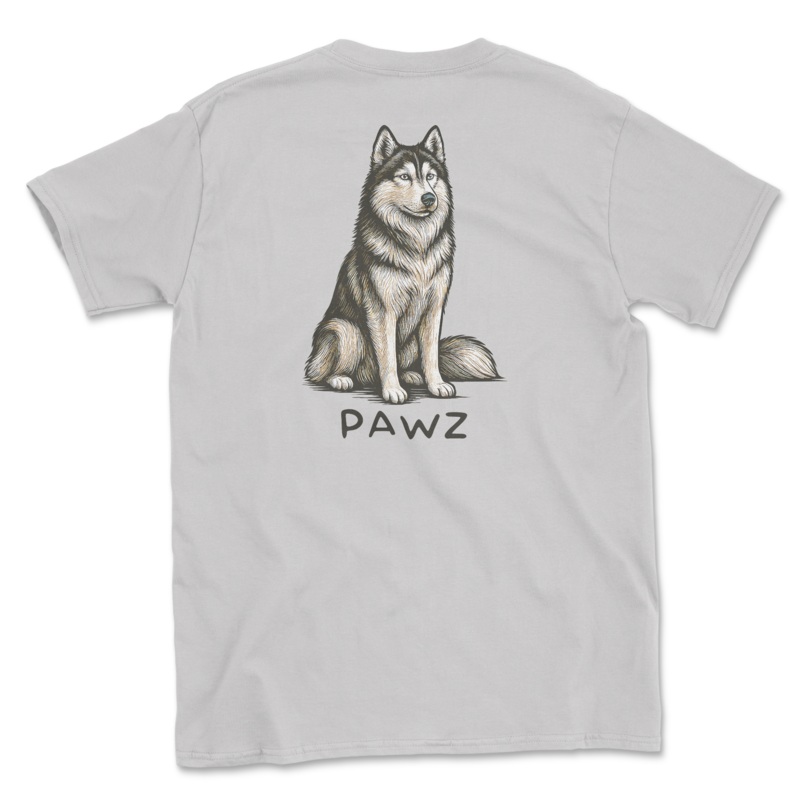Husky (Adult Short Sleeve T-Shirt)