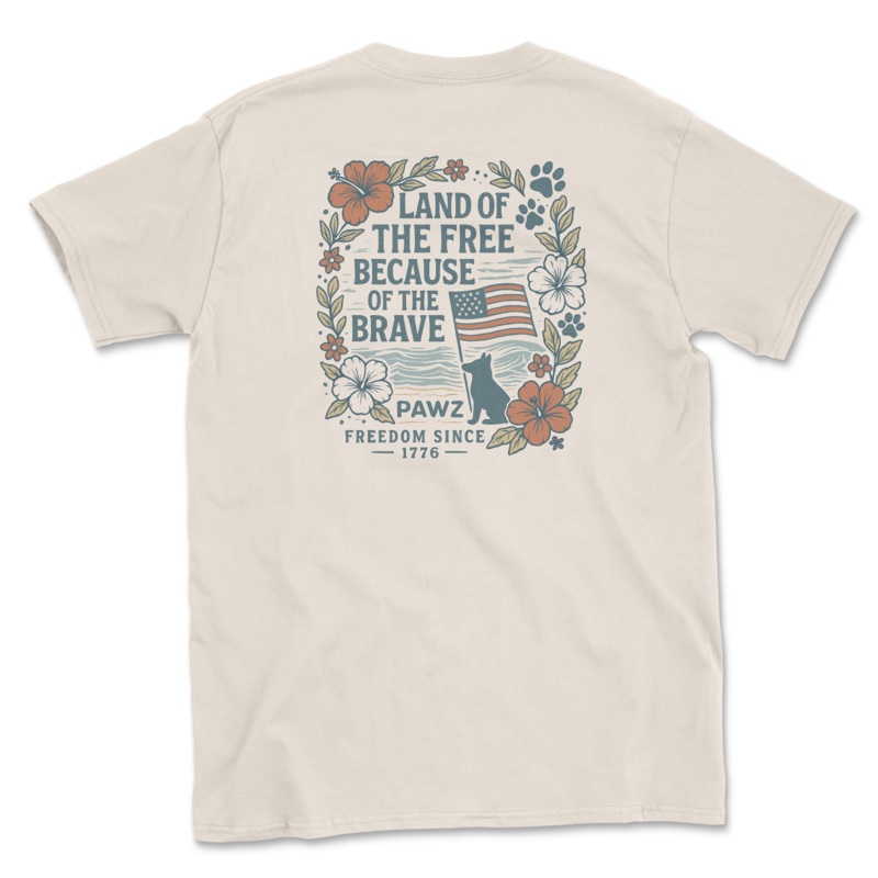 Land Of The Free (Adult Short Sleeve T-Shirt)