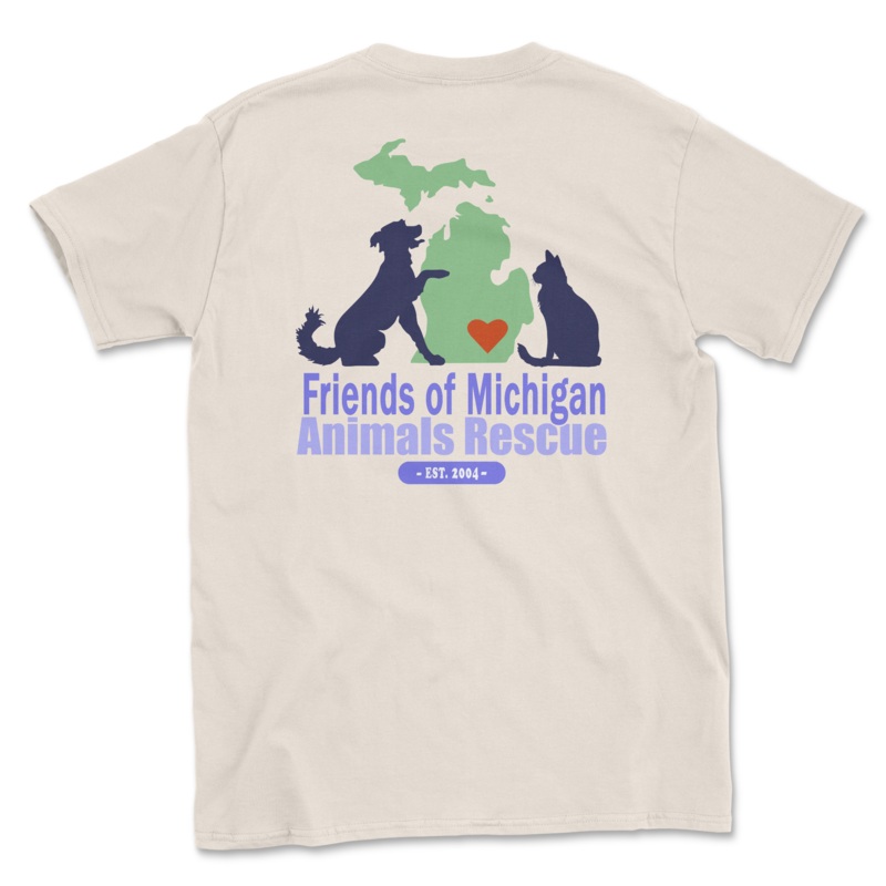 Logo – Natural (Adult Short Sleeve T-Shirt)