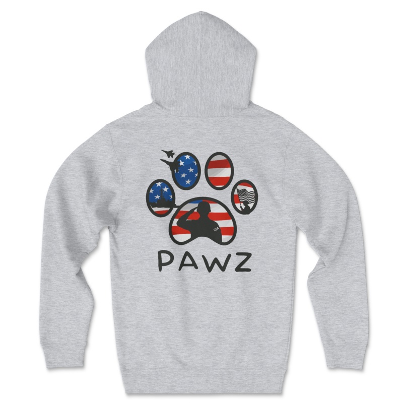 Memorial Paw (Adult Hoodie)|S|M|L|XL|2XL|3XL