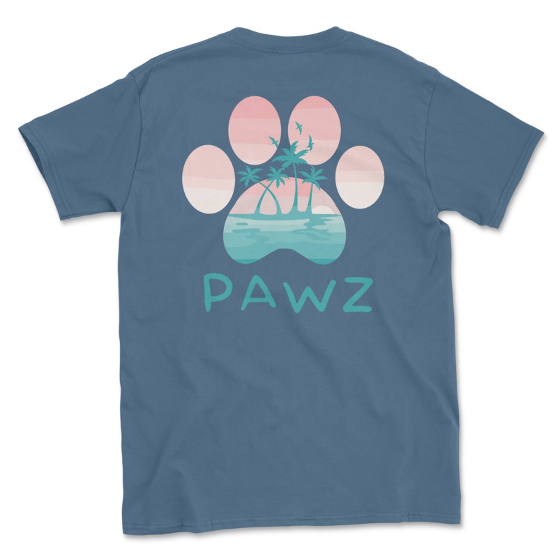 Paradise Paw (Adult Short Sleeve T-Shirt)