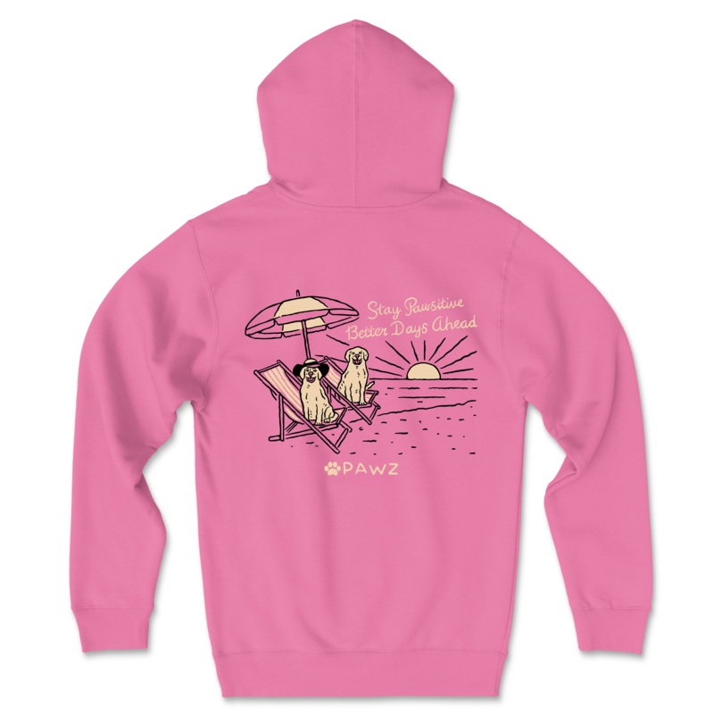 Pawsitive Vibes (Adult Hoodie)
