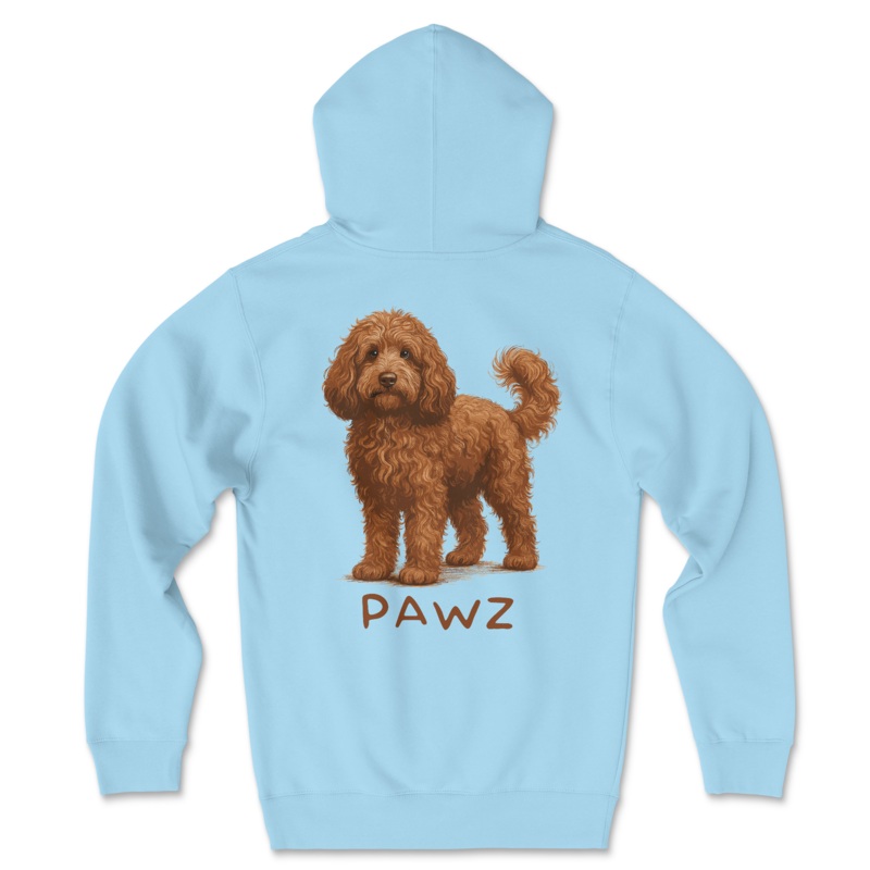 Red Golden Doodle (Adult Hoodie)
