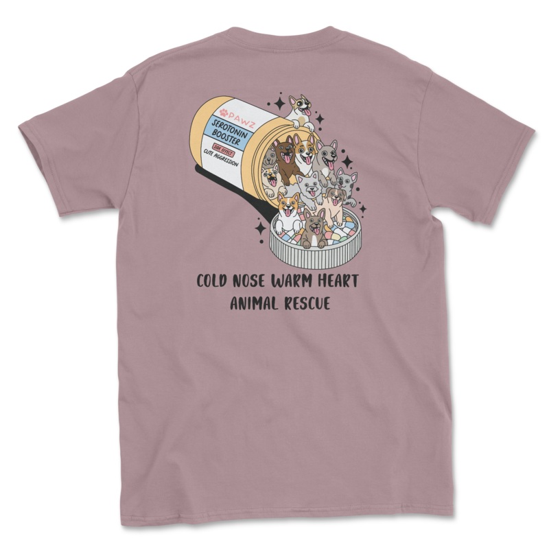 Serotonin  – Paragon (Cold Nose Warm Heart) (Adult Short Sleeve T-Shirt)