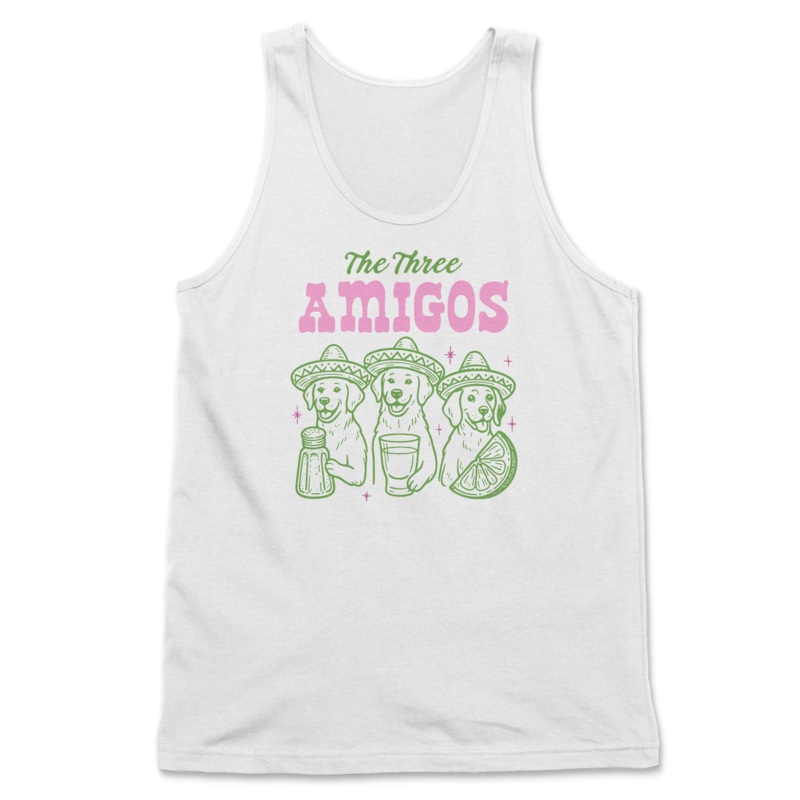 Three Amigos – (Front Print) (Adult Tank Top)