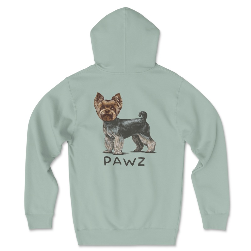 Yorkie – Sage (Adult Hoodie)|S|M|L|XL|2XL|3XL