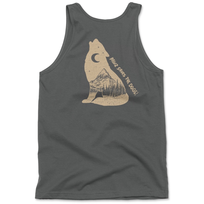 Howling Pup (Adult Tank Top)|S|M|L|XL|2XL|3XL