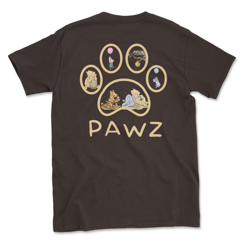 Hunny Paw – Chocolate (Adult Short Sleeve T-Shirt) Limited Edition