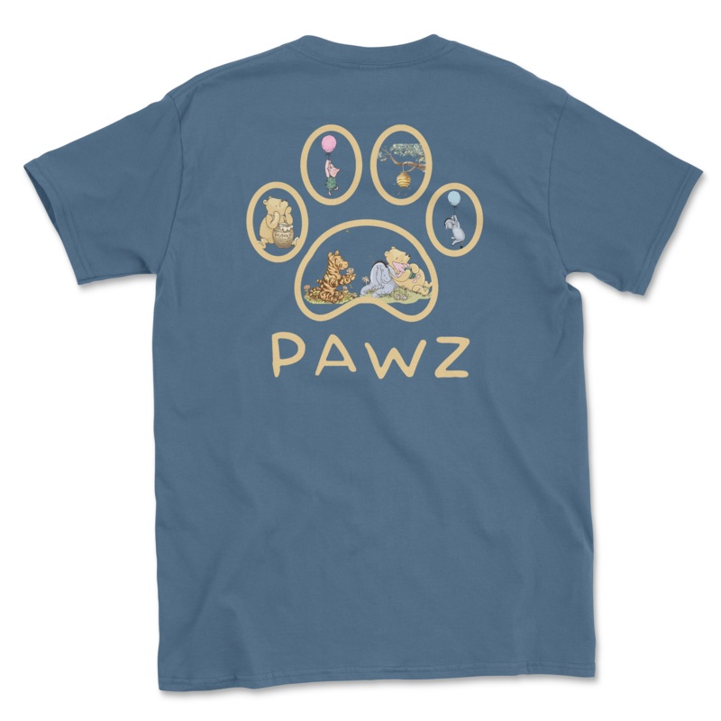 Hunny Paw – Indigo (Adult Short Sleeve T-Shirt) Limited Edition