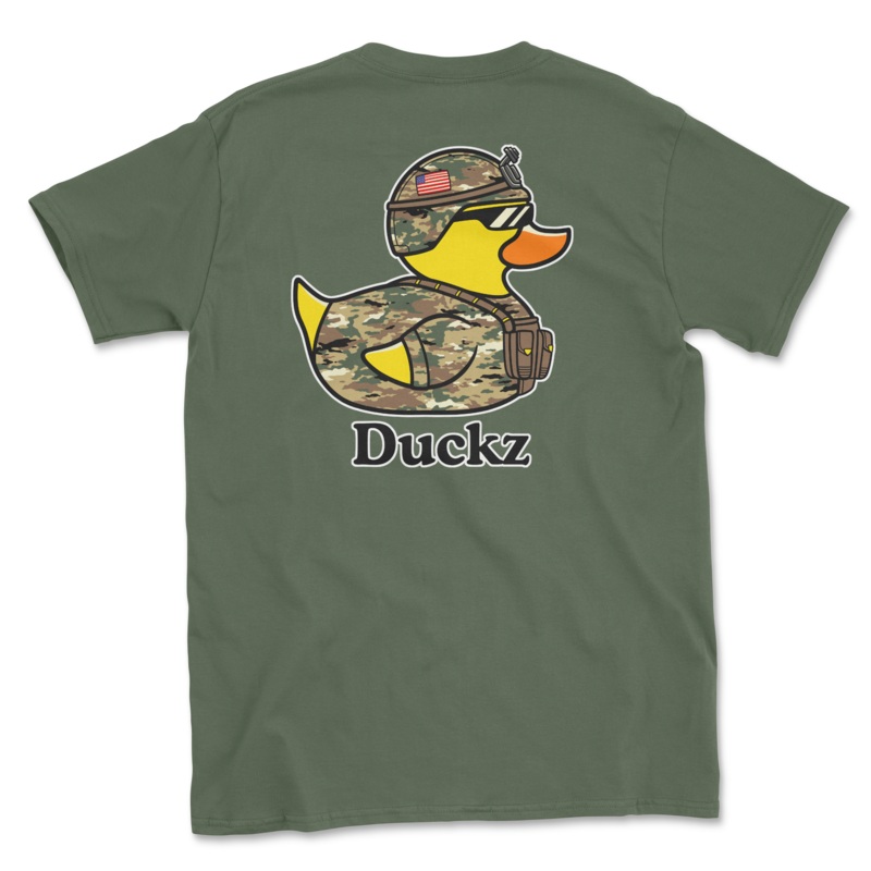 Military Mallard – Military Green (Adult Short Sleeve T-Shirt)