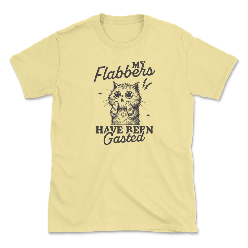 My Flabbers (Front Print) (Adult Short Sleeve T-Shirt)