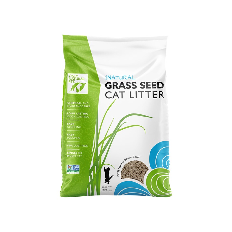 Non GMO Fast Clumping Grass Seed Cat Litter
