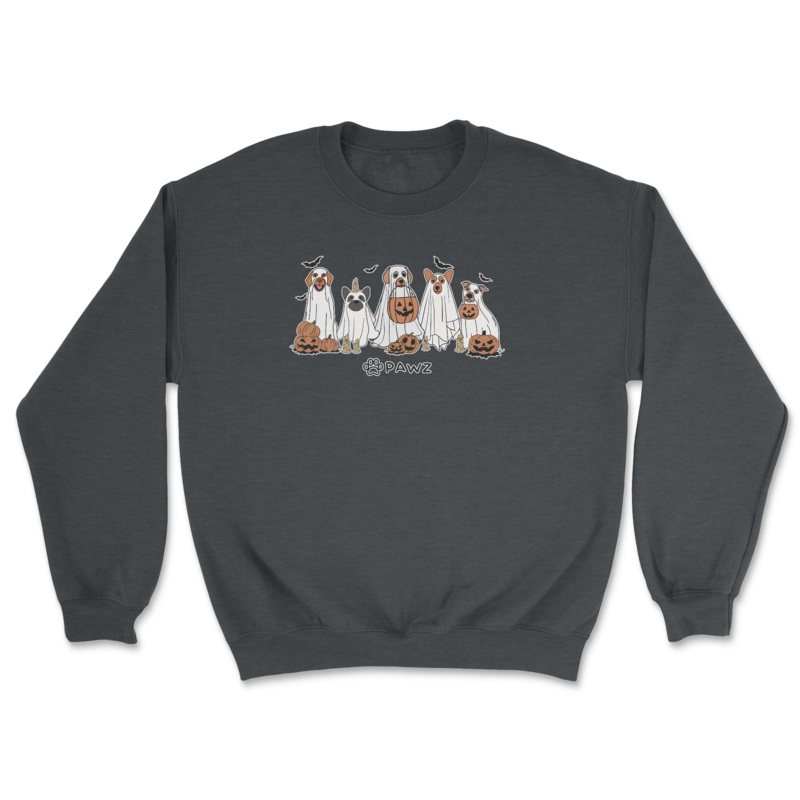 Spooky Squad (Front Print) (Adult Crewneck)