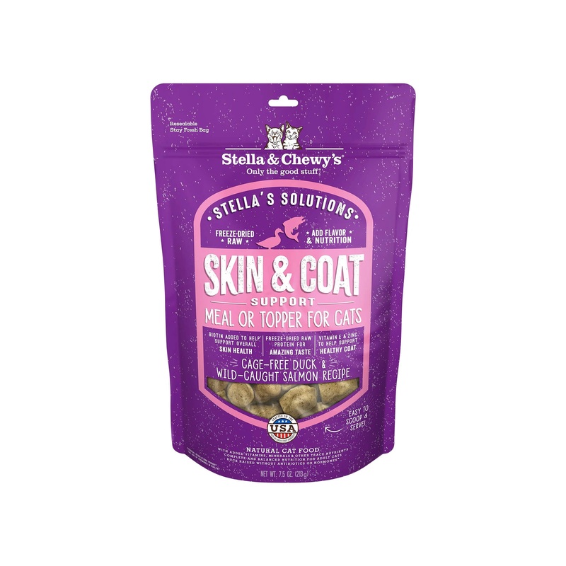 Stella & Chewy’s Stella’s Solutions Skin & Coat Support Freeze Dried Cat Food