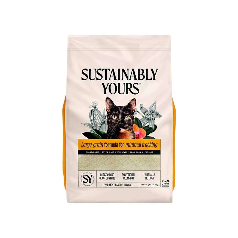 Sustainably Yours Corn & Casava Clumping Cat Litter