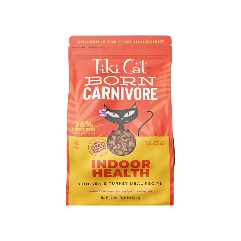 Tiki Cat Born Carnivore Indoor Health Grain-Free Dry Cat Food