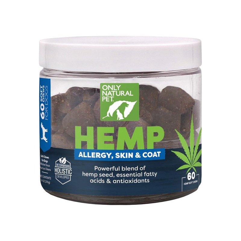 Hemp Allergy Skin & Coat Soft Chews for Dogs