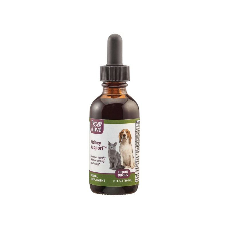 PetAlive Kidney Support Herbal Supplement for Dogs & Cats