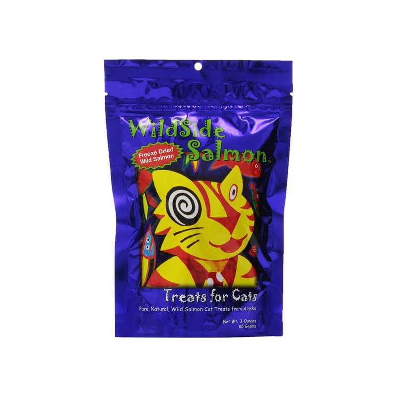 WildSide Salmon Cat Treats|Salmon|3 oz