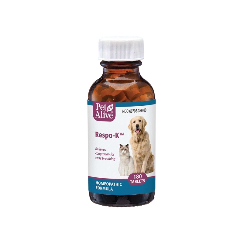 PetAlive Respo-K Homeopathic Congestion Remedy for Dogs & Cats