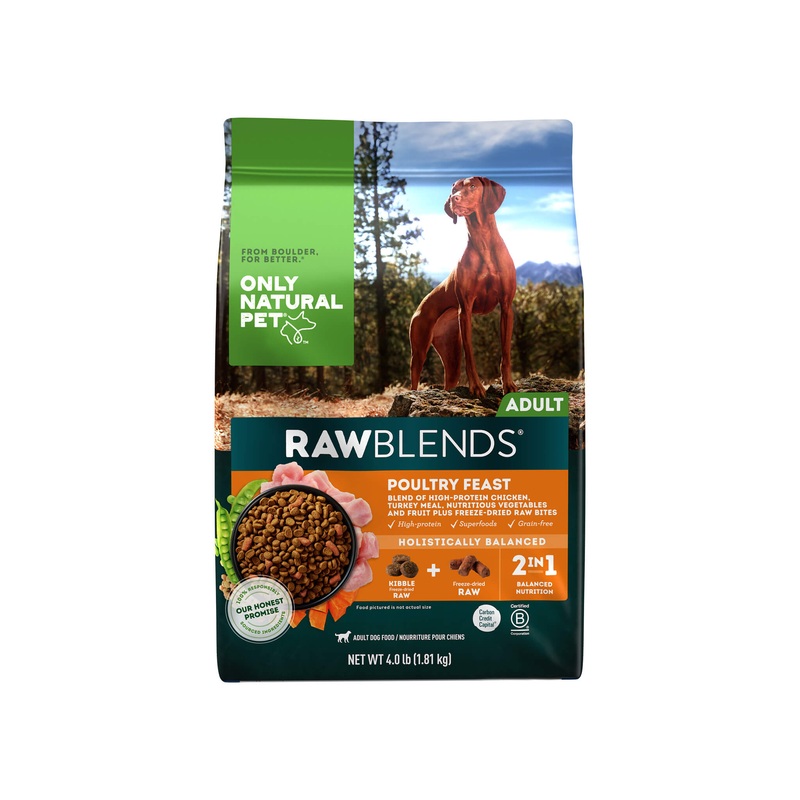 Raw Blends Chicken and Poultry Feast Raw Grain Free Dog Food