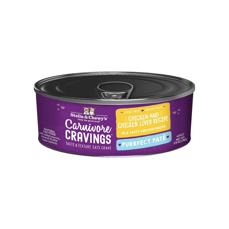 Stella & Chewy’s Carnivore Cravings Purrfect Pate Chicken & Chicken Liver Wet Cat Food