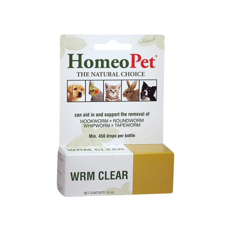 HomeoPet Wrm Clear|Canine|Feline|15 ml