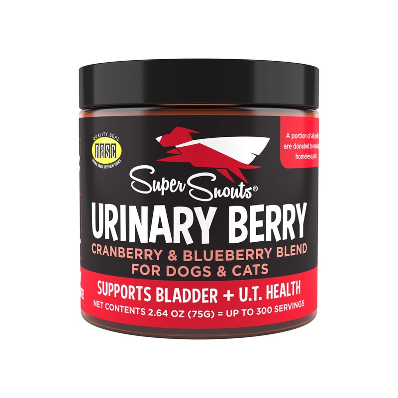 Super Snouts Urinary Berry Cranberry & Blueberry Balanced UT Support for Dogs & Cats