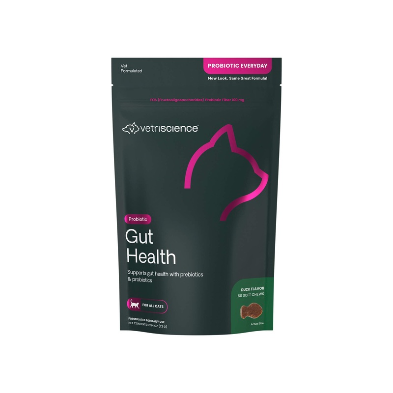 VetriScience Probiotic Gut Health Supplement for Cats