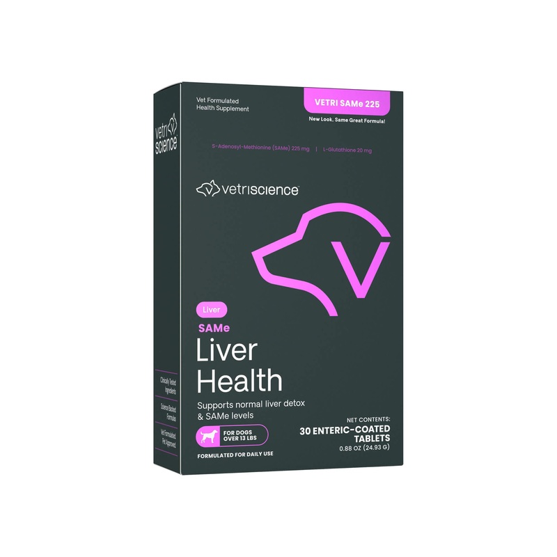 VetriScience SAMe Liver Health Supplement for Dogs & Cats