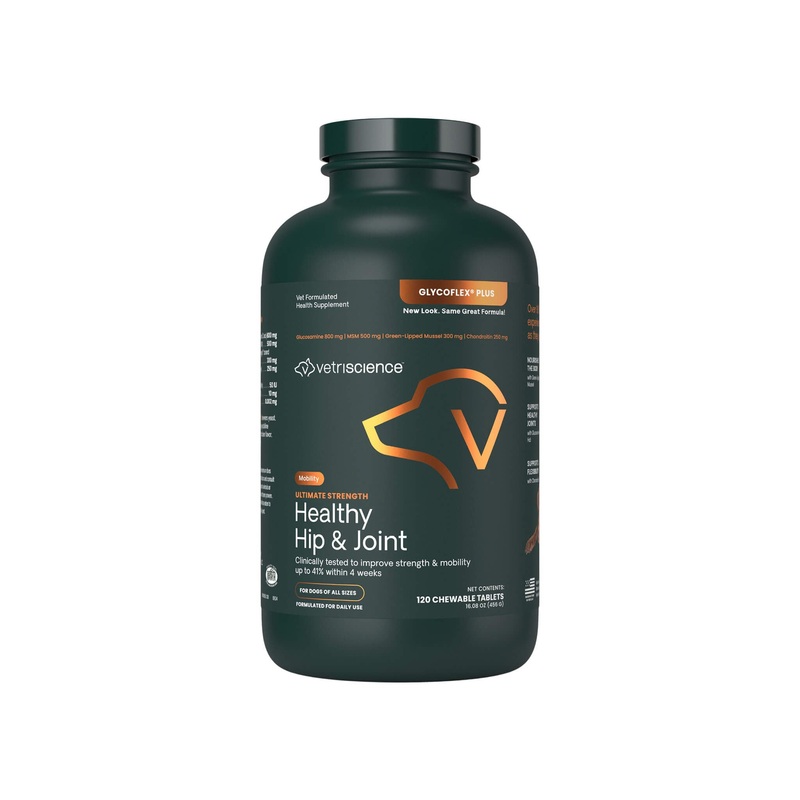 VetriScience Ultimate Strength Healthy Hip & Joint Supplement for Dogs