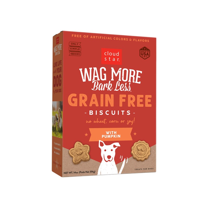 Cloud Star Wag More Bark Less Oven Baked Grain-Free Dog Biscuits