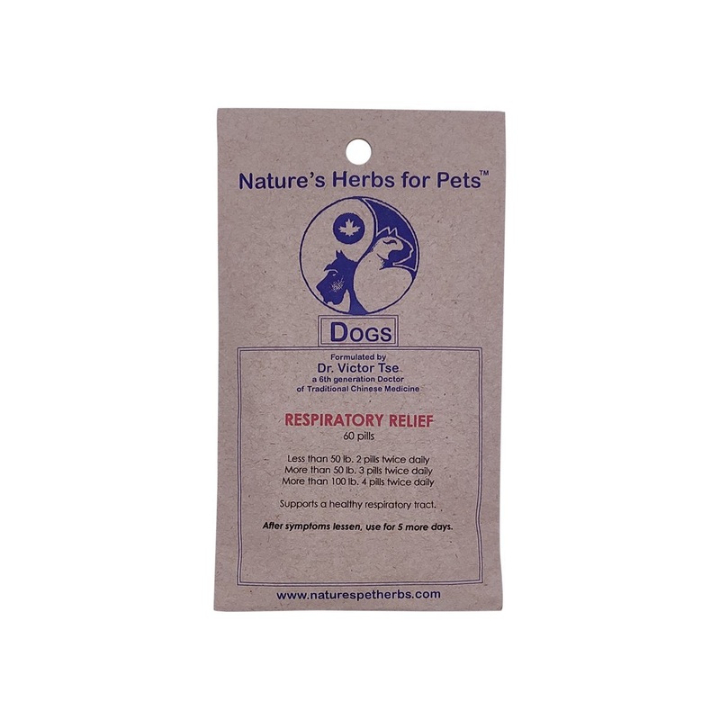 Nature’s Herbs for Pets Respiratory Relief for Dogs and Cats