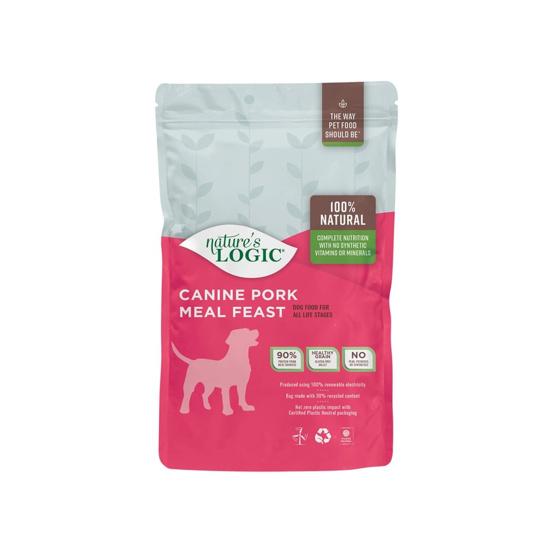 Nature’s Logic Original Pork Meal Feast Dry Food for Dogs