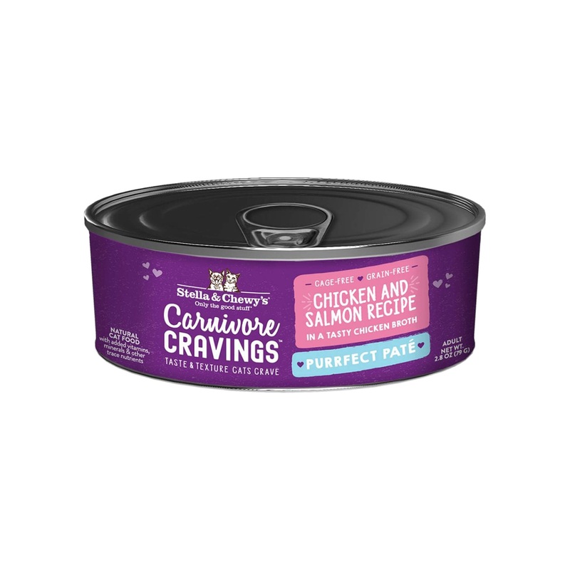 Stella & Chewy’s Carnivore Cravings Purrfect Pate Chicken & Salmon Wet Cat Food