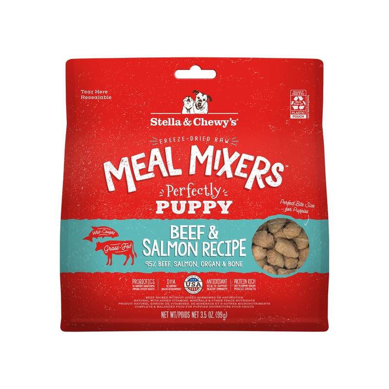 Stella & Chewy’s Puppy Meal Mixer Beef & Salmon