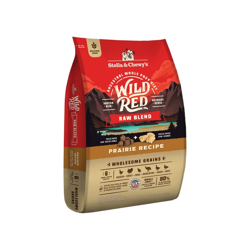 Stella & Chewy’s Wild Red Raw Blend Wholesome Grains Dry Dog Food