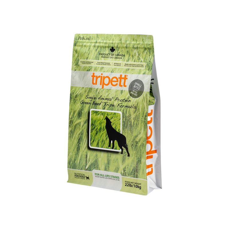 Tripett Dry Dog Food|Beef Tripe|Lamb Tripe|Beef Tripe & Venison|4.4 lb|22 lb