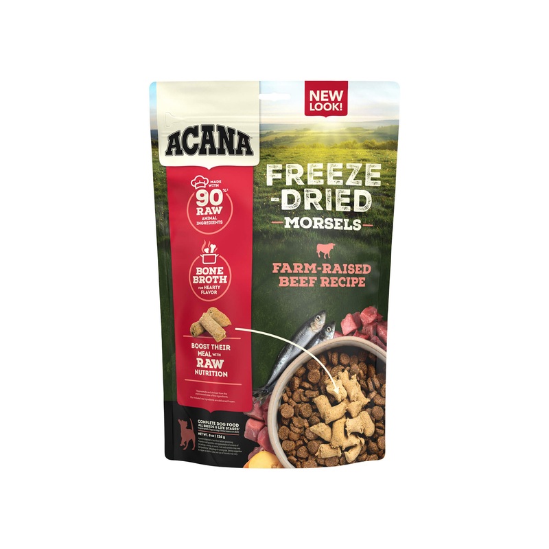 Acana Freeze Dried Dog Food|Beef|Chicken|Duck|Turkey|Patties (14 oz)|Morsels (8 oz)