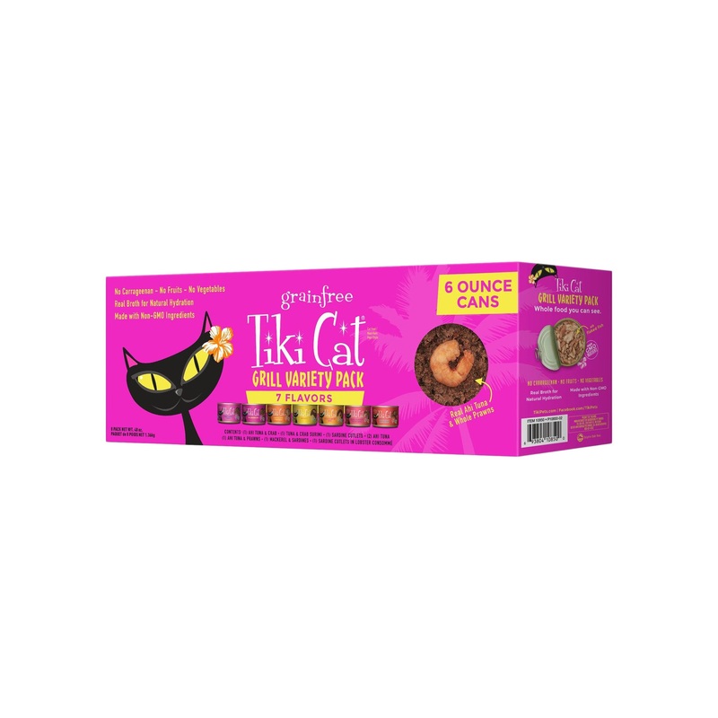Tiki Cat Grill Wet Cat Food Variety Pack