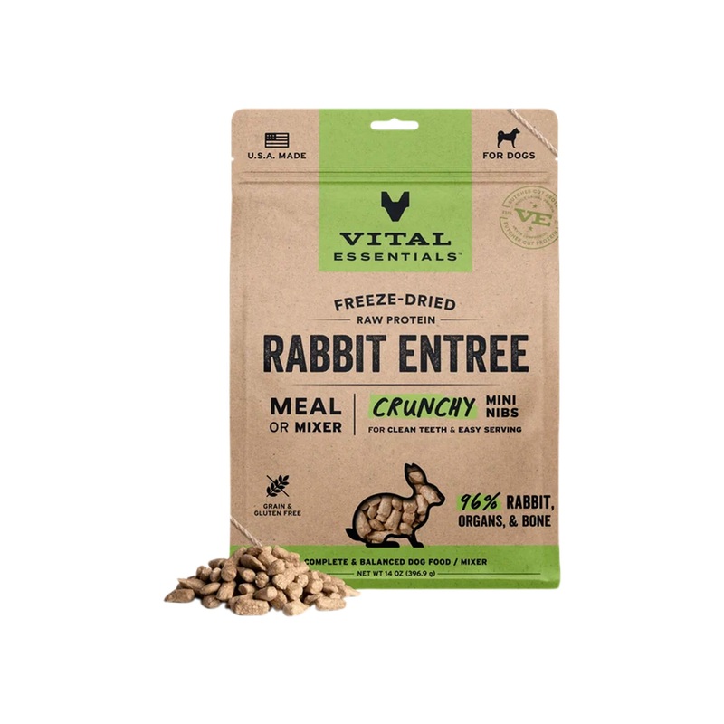 Vital Essentials Freeze Dried Mini Nibblets Dog Entree