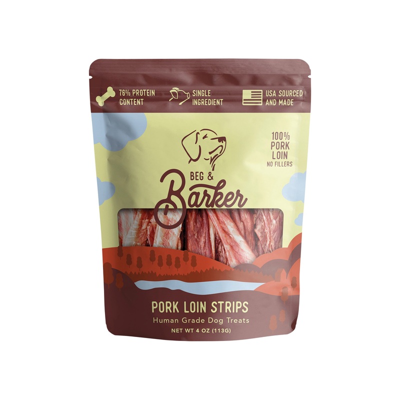 Beg & Barker Strips Single Ingredient Human Grade Dog Treats