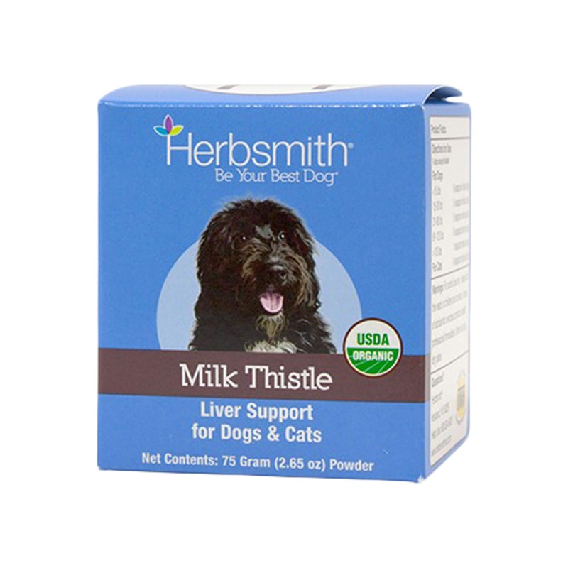 Herbsmith Milk Thistle Powder Liver Supplement for Dogs & Cats