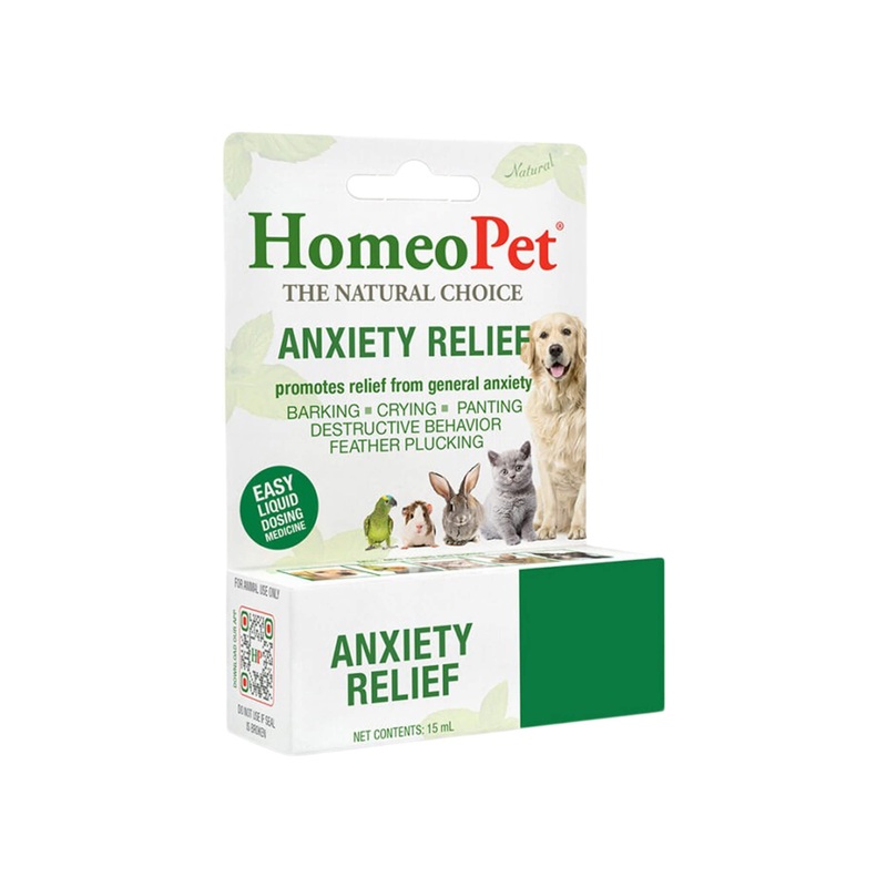HomeoPet Homeopathic Anxiety Relief Drops for Dogs & Cats