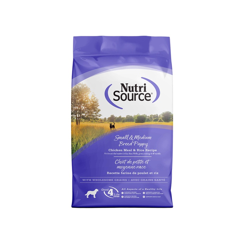 Nutrisource Grain Inclusive Chicken & Rice Dry Puppy Food