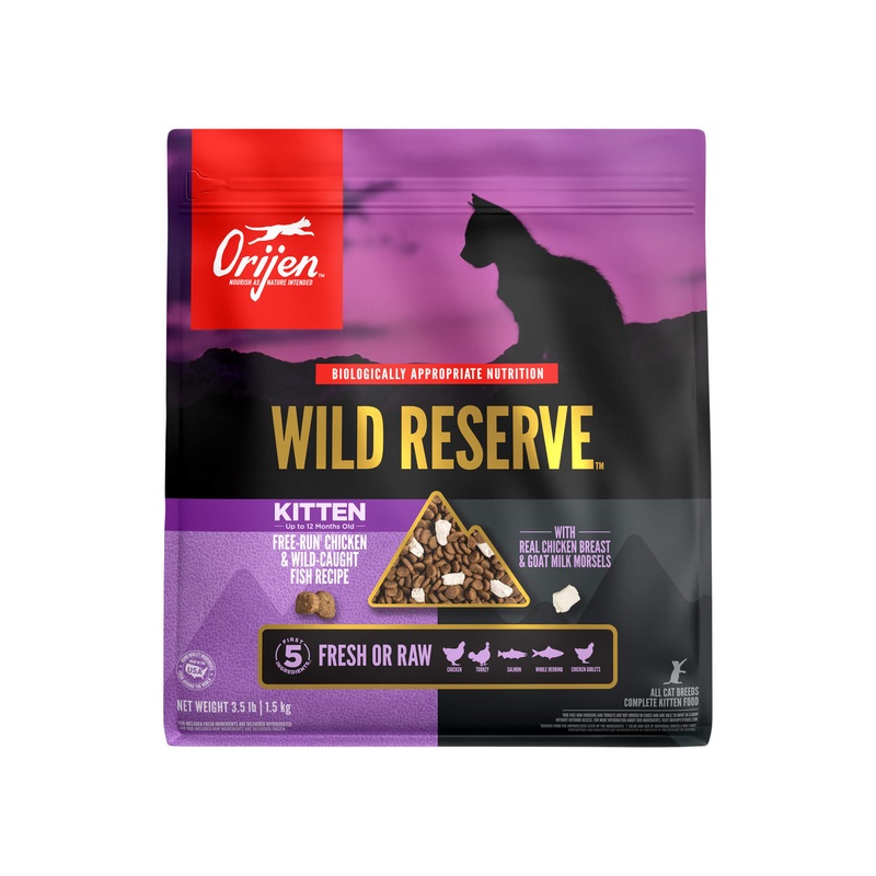 Orijen Grain Free Wild Reserve Dry Kitten Food