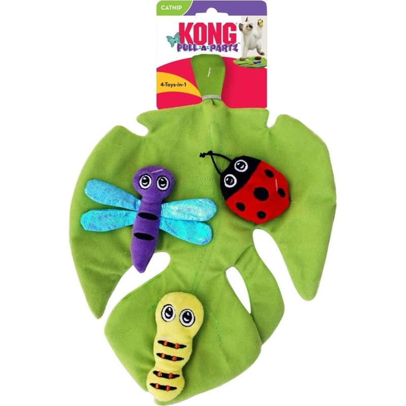 KONG PULL-A-PARTZ BUGZ|GREEN