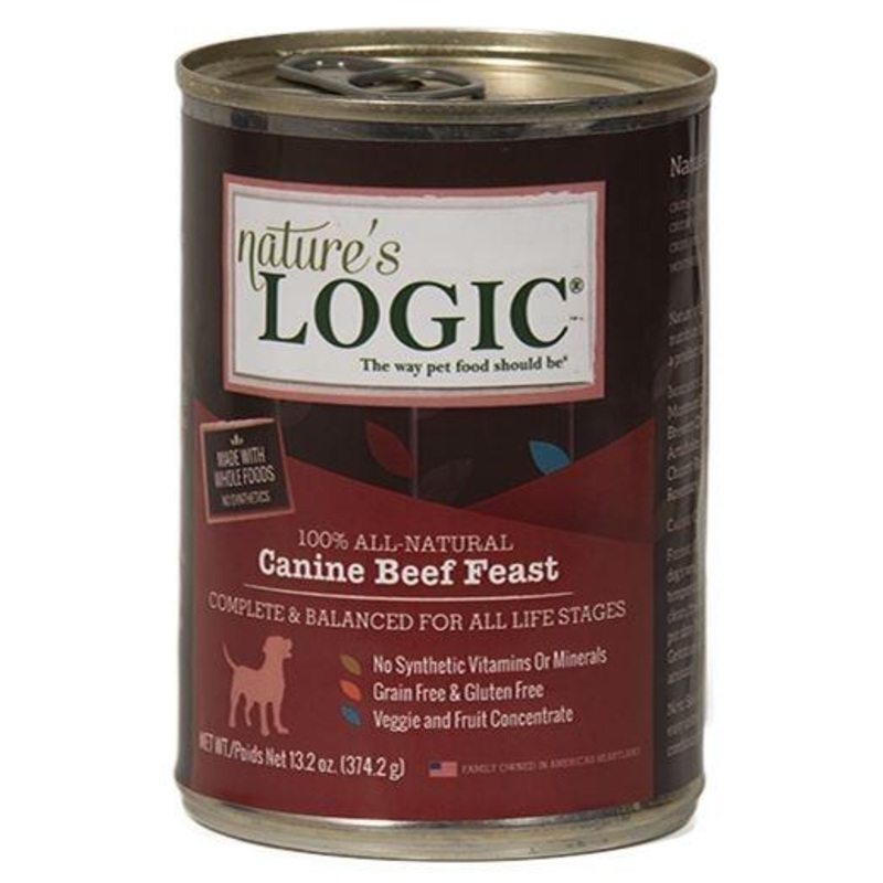 Nature’s Logic Canine Grain Free Beef Feast Canned Dog Food
