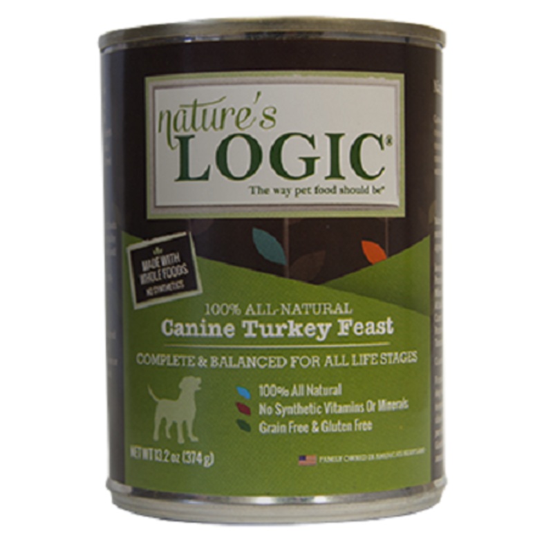Nature’s Logic Canine Grain Free Turkey Feast Canned Dog Food